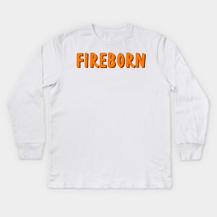 Fireborn - Sapnap Kids Long Sleeve T-Shirt